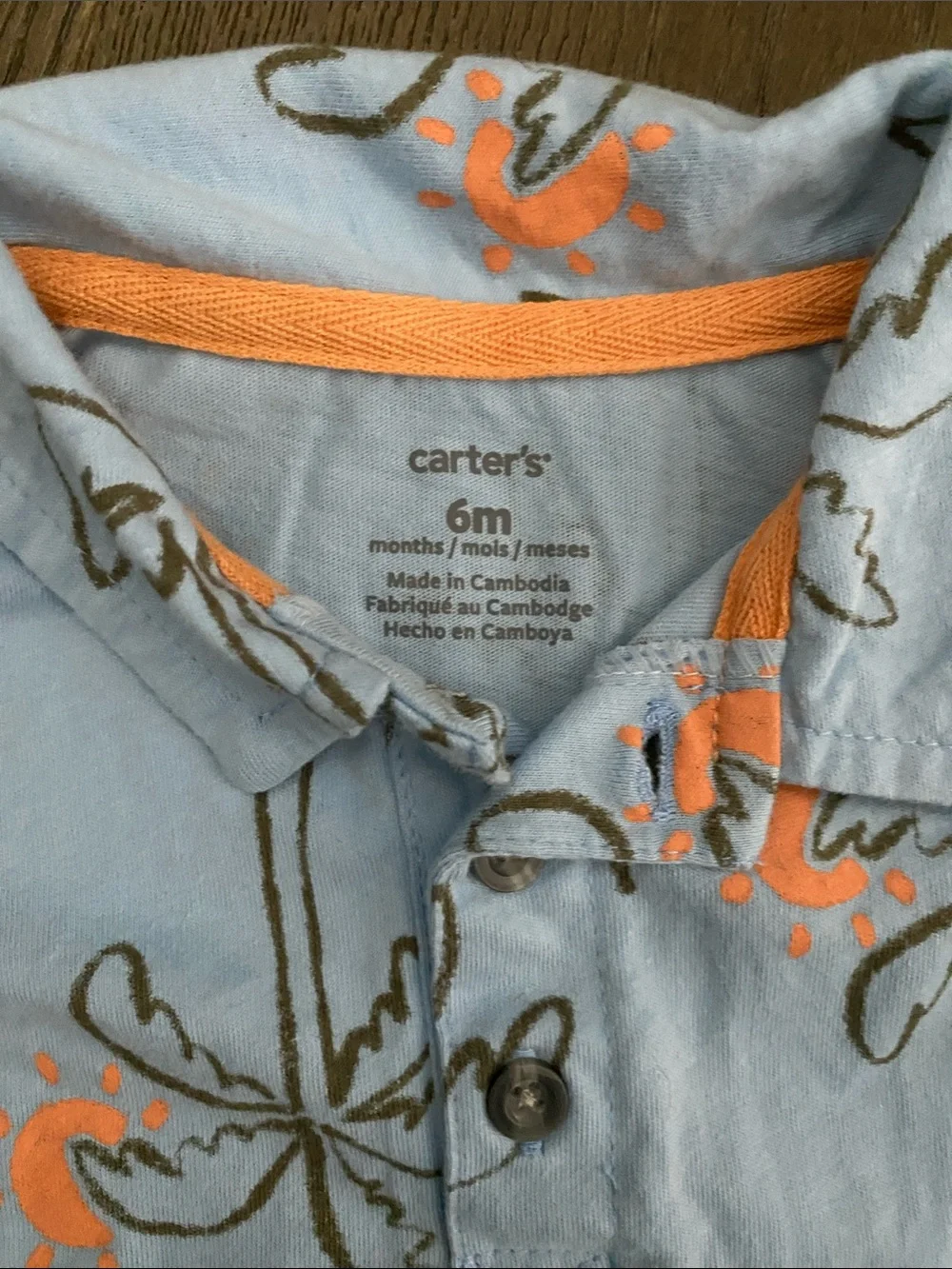 Carters light blue
